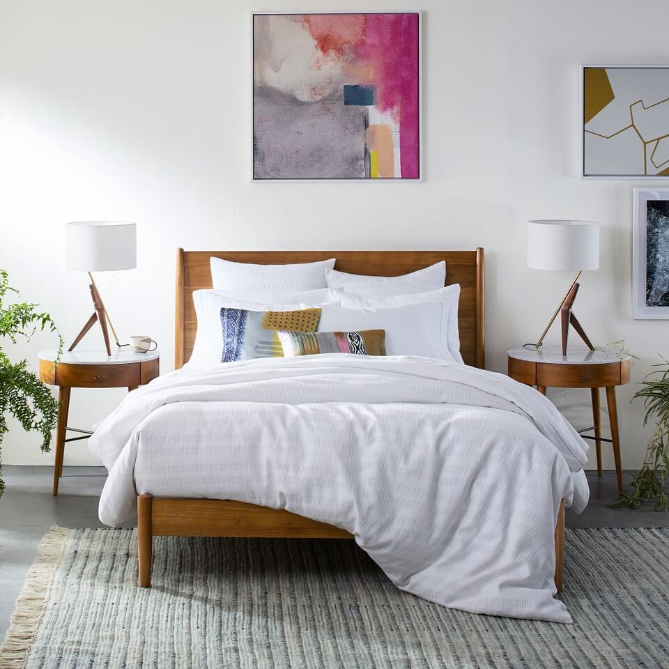 MidCentury Bed Acorn west elm United Kingdom